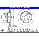 Bremsscheibe Opel T. Insignia 08 24.0112-0187.1