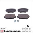 ZIMMERMANN Bremsbeläge 23314.145.1