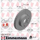 ZIMMERMANN Bremsscheibe 400.3653.20