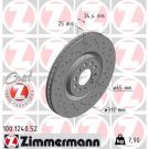 ZIMMERMANN Bremsscheibe 100.1240.52 ZIMMERMANN Bremsscheibe 100.1240.52