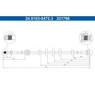ATE Bremsschlauch 24.5103-0472.3