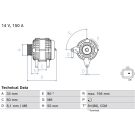 Lichtmaschine NISSAN Pulsar,RENAULT 12 0 986 084 690
