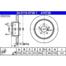Bremsscheibe 24.0110-0728.1