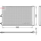 DENSO Kondensator, Klimaanlage DCN17061