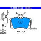 Bremsbelagsatz Vw T. Bora/Golf/Polo 97- Ohne Sensor 13.0460-2894.2