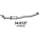 Mittelschalldämpfer OPEL Agila B,SUZUKI Spash 07 34.6127
