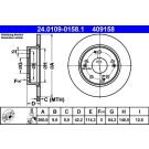 Bremsscheibe Honda T. Civic 1.3-2.0 05 24.0109-0158.1