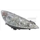 Scheinwerfer L H7/H1 +LWR +MOT CHROM PEUGEOT 308 (ALLE MOD) 9,07-4,11 4846,506,1