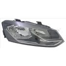 Scheinwerfer R H7/H7 +LWR +MOT SCHWARZ/CHROM VW POLO 5,14-5,17 20-14667-05-2
