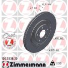 ZIMMERMANN Bremsscheibe 100.3338.20 ZIMMERMANN Bremsscheibe 100.3338.20