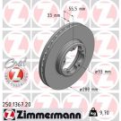 ZIMMERMANN Bremsscheibe 250.1367.20 Coat Z