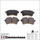 ZIMMERMANN Bremsbeläge 24570.210.1