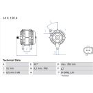 Lichtmaschine FORD Mondeo 0 986 048 380