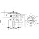 FEBI BILSTEIN Luftfeder 39902