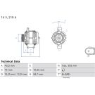 Lichtmaschine 0 986 086 040