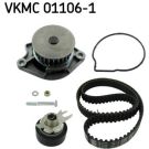 SKF Wasserpumpe + Zahnriemensatz VKMC 01106-1