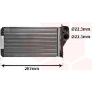 VAN WEZEL Wärmetauscher, Innenraumheizung 09006232 IR PLUS