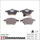 ZIMMERMANN Bremsbelagsatz, Scheibenbremse 23392.200.1