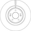 Bremsscheibe GENESIS G70,KIA 17 DF6572