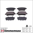 ZIMMERMANN Bremsbeläge 24348.160.1