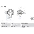 Lichtmaschine SEAT,SKODA,VW 0 986 048 891
