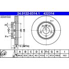 Bremsscheibe 24.0122-0314.1