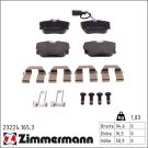 ZIMMERMANN Bremsbeläge 23224.165.3