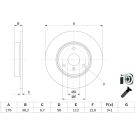 Bremsscheibe SMART Fortwo 98 0 986 479 E74