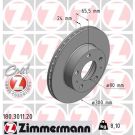 ZIMMERMANN Bremsscheibe 180.3011.20 Coat Z
