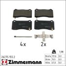 ZIMMERMANN Bremsbelagsatz, Scheibenbremse 26275.155.2