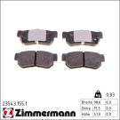 ZIMMERMANN Bremsbeläge 23543.155.1
