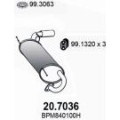 Endschalldämpfer 20.7036