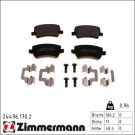 ZIMMERMANN Bremsbeläge 24496.170.2