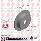 ZIMMERMANN Bremsscheibe 530.2465.20 Coat Z