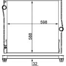 Kühler, Motorkühlung CR 1050 000S