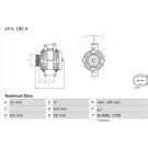 Lichtmaschine MERCEDES Sprinter 0 986 081 910