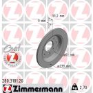 ZIMMERMANN Bremsscheibe 280.3181.20 Coat Z