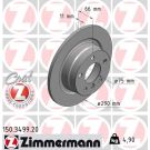 ZIMMERMANN Bremsscheibe 150.3499.20 Coat Z