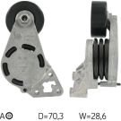 Spannrolle Multi-V VKM 31035