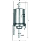 MAHLE Kraftstofffilter KL 156/1