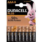 Duracell Plus AAA (MN2400/LR03) CP8 5000394141179