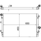 MAHLE Kühler, Motorkühlung CR 1539 002S BEHR