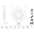 Bremsscheibe MERCEDES S-Klasse 13 0 986 479 G35