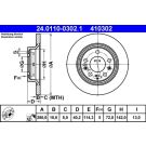 Bremsscheibe Mazda T. 6 1.8-2.5 02 24.0110-0302.1