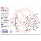 BREMBO Bremsscheibe XTRA VA DACIA Duster,NISSAN,RENAULT 10 XTRA LINE - Xtra 09.B463.1X