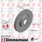 ZIMMERMANN Bremsscheibe 250.1365.20 Coat Z