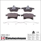 ZIMMERMANN Bremsbeläge 23832.200.2