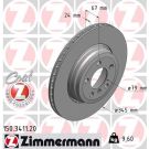 ZIMMERMANN Bremsscheibe 150.3411.20 Coat Z