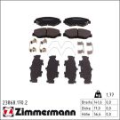 ZIMMERMANN Bremsbeläge 23868.170.2