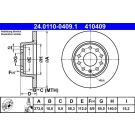 Bremsscheibe 24.0110-0409.1